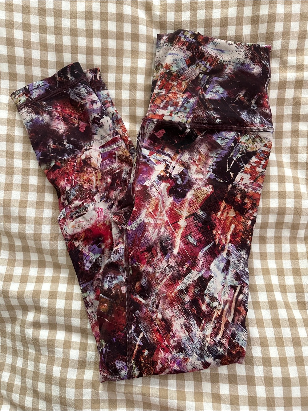 Lululemon abstract pattern leggings